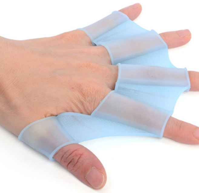 어린이 수영연습 오리손 손가락에끼는 물갈퀴 1쌍, S