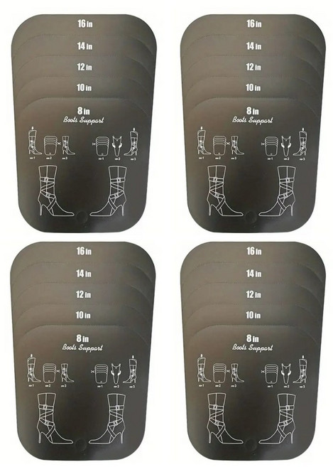 알리오마켓 잘라쓰는 부츠 롱부츠 모양유지틀 부츠보관 키퍼, 블랙, 4개