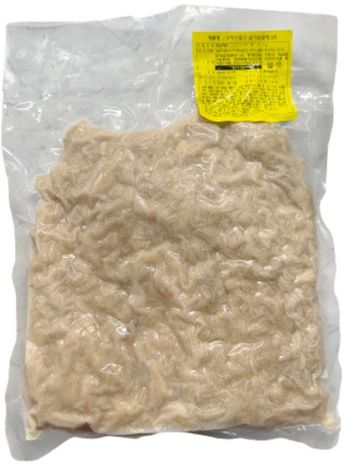 가치삼 해동후 바로쓰는 샐러드용 국내산 슬라이스 닭가슴살채 2kg, 1개