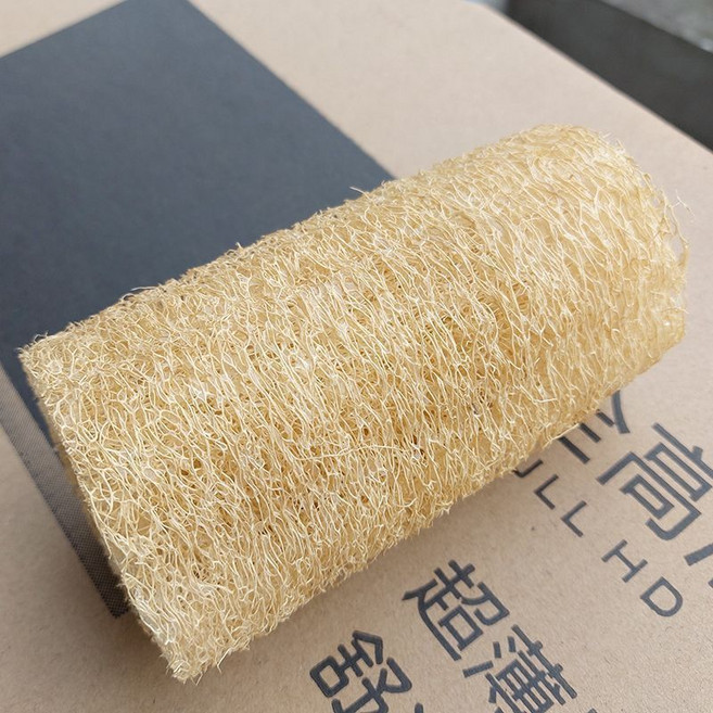 天然絲瓜絡洗碗布 廚房清潔必備, 1個, 12CM農家種植精品段裝,5個