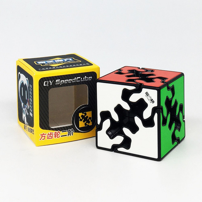 2X2 치이 기어 시프트 큐브 22 QiYi Gear Shift Cube 퍼즐 222 / 30개이상 구매시 마론 8색펜 1개 증정, 혼합색상