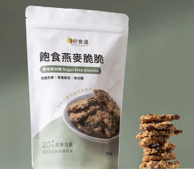 豐好道 飽食燕麥脆脆 原味無加糖 Sugar Free Granola, 175g, 1個