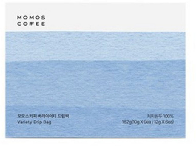 모모스커피 버라이어티 드립백, 선물포장안함, 1개, 162g