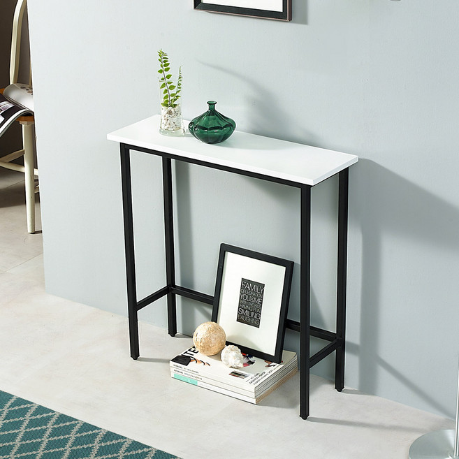 소노 철제 슬림콘솔 700, 화이트