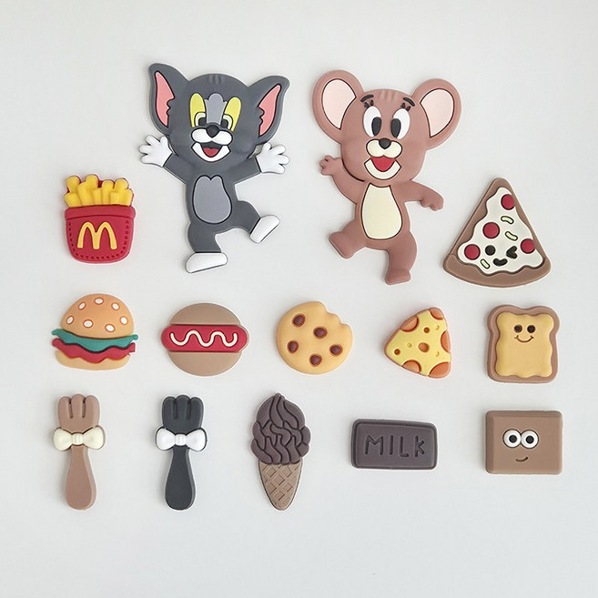 고양이 생쥐 신발 꾸미기 파츠 세트