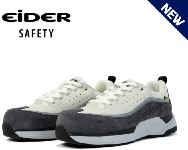 아이더 안전화 SMART 403 4인치 플라스틱 토캡 작업화 인테리어 자동차 정비 안전화, 화이트, 1개