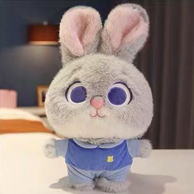 주토피아 2 토끼 경찰관 주디 인형 닉, 29.1cm 미니 모델 선물, Q 버전 주디 주토피아 2