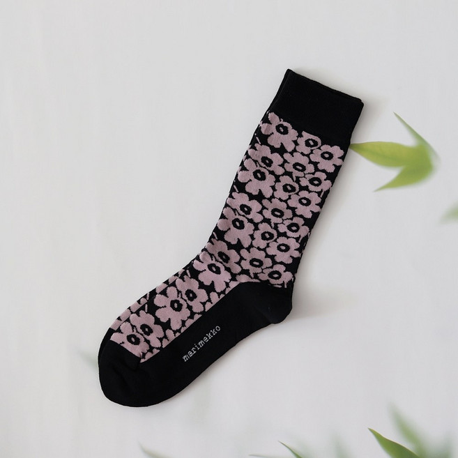 마리 코튼 플라워 양말 여성용