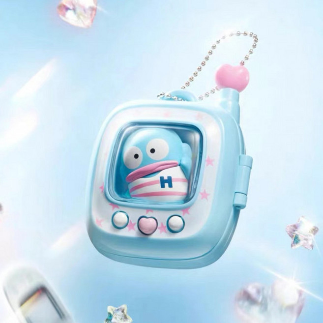 유니크 산리오프렌즈 키링 피규어 포켓 다마고치 선택가능 가방 열쇠고리