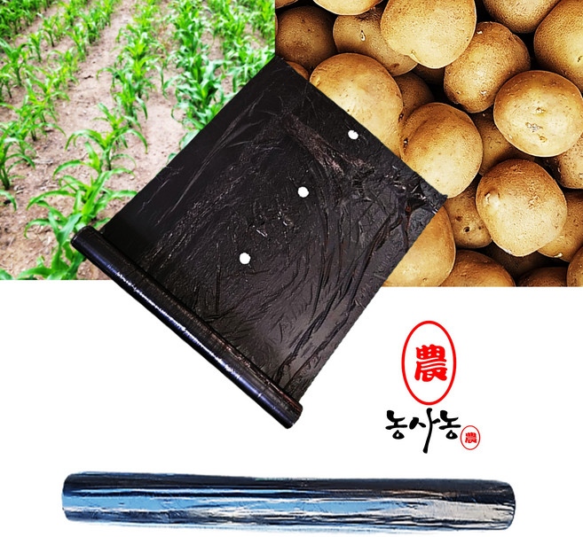 옥수수 감자 1구 구멍 유공 멀칭 비닐 간격 23 28 37 40 cm 길이 200 400m [농사농], -, 1개, 감자 옥수수: 1줄 유공 (간격 28cm)