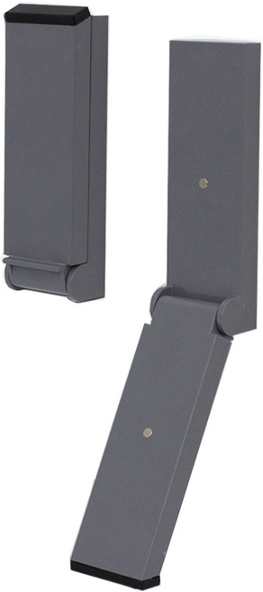 국산 무타공 자석 도어스토퍼 현관문 말발굽 그레이, 1개