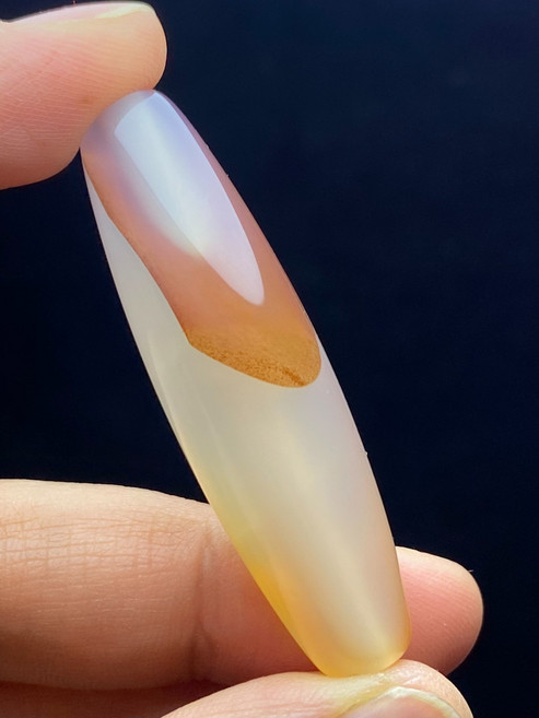 天眼 天珠 配珠 鎖骨珠 掛件 50*14mm E4, 如圖所示, 1個