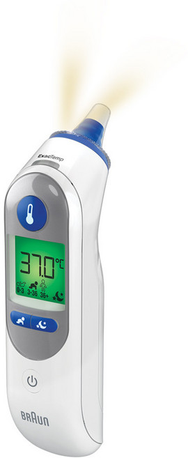 브라운체온계 귀체온계 야간모드 IRT-6525 신생아사용가능 필터41개+배터리 포함, 1개