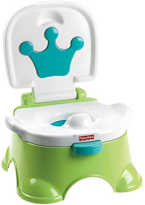 피셔프라이스 로얄 스텝스툴 포티 유아 변기, 그린