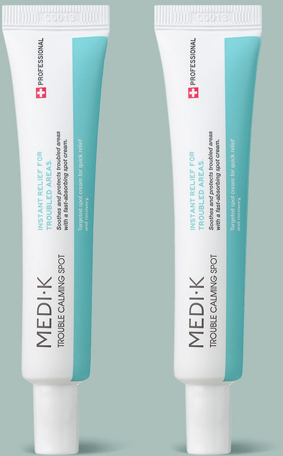 약국입점 메디케이 트러블 카밍 스팟 뾰루지 여드름 흔적 진정 재생 트러블케어, 2개, 20ml