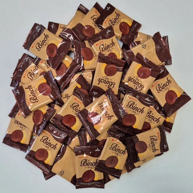 궁금한공작소 빈츠 유럽풍 초콜릿과자 대용량간식 개별포장 60개, 55개