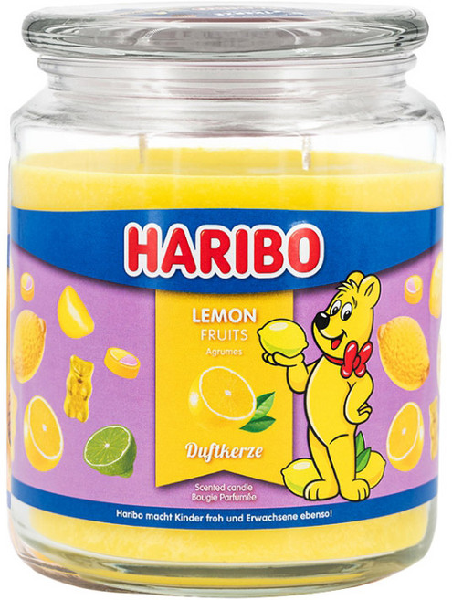 하리보 캔들 라지자 팜왁스, 1개, 510g, lemon fruits