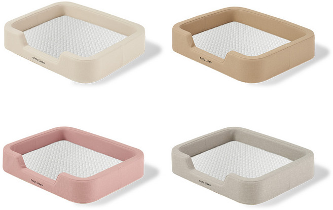 코코리에또펫 갤럭시 항균구리 듀라론 쿨 프리미엄 에어네트 펫침대 생활방수 스크래치 보풀 방지, 1개, 핑크