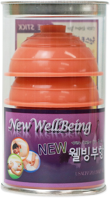 뉴웰빙 실리콘 부항기 황색통 5개입, 1개