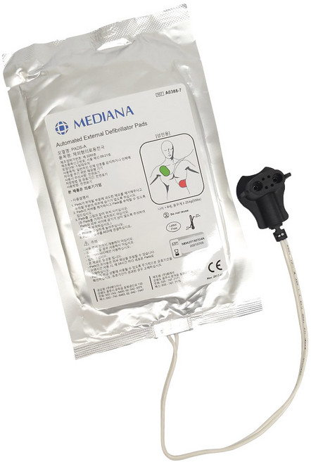 메디아나 자동심장충격기 제세동기 AED 전극 패드 HeartOn A15-G4, 1개