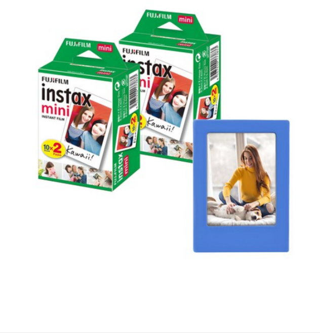 인스탁스 미니필름 40p + 미니 자석 액자, Instax Mini Film + 미니자석액자, 1세트