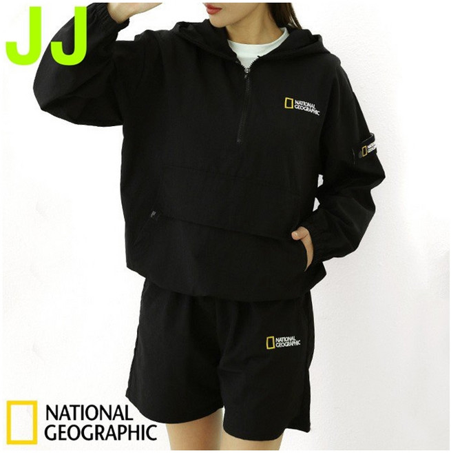내셔널지오그래 여성 후드반바지 트레이닝복 세트 - 봄 신상(여성) p