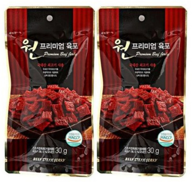 항진 원프리미엄 육포, 30g, 9개