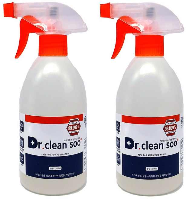 닥터크린수 살균 소독제 500ml 2개