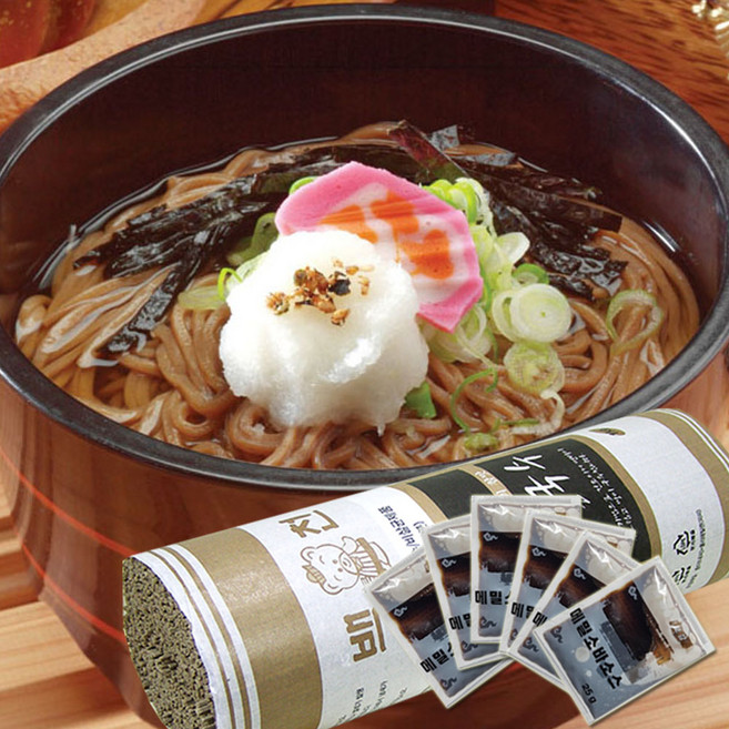 구포 메밀국수 1kg +메밀소바 소스 6봉, 1세트, 1개
