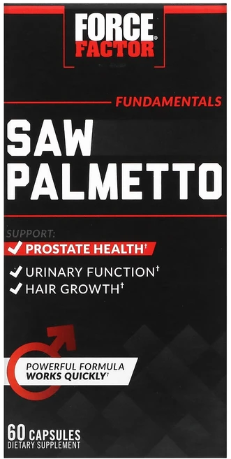 Force Factor 펀더멘탈 쏘팔메토 캡슐 60정, 1개 - 쿠팡