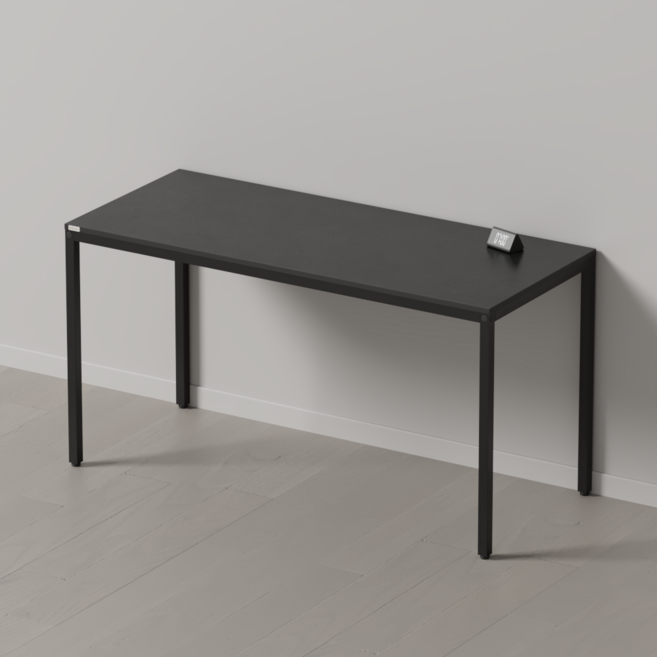 [다가구] 프래그마 1인용 게이밍 컴퓨터 책상 800/1000/1200/1400/1500/1600/1800/2000, 올블랙(상판)+블랙(프레임)