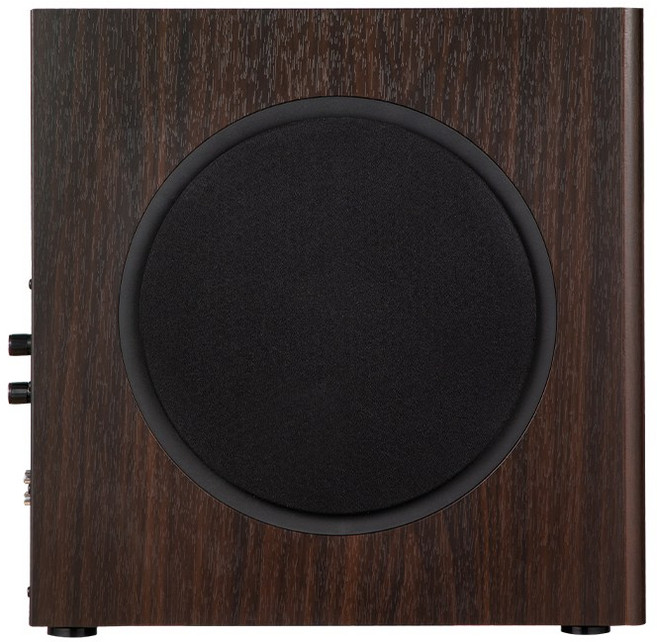 에디파이어 70WRMS 18mm MDF 8인치 롱스로우 우퍼 파워 서브우퍼 T5s, 브라운