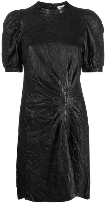 쟈딕앤볼테르 반소매 가죽 드레스