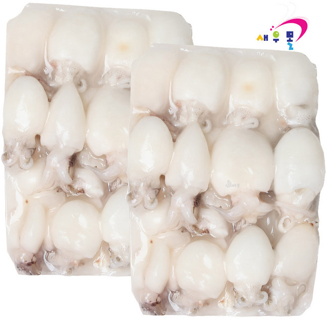 새우몰 미니 갑오징어 24미 베이비까 중화요리 식재료, 200g내외(12미), 2개