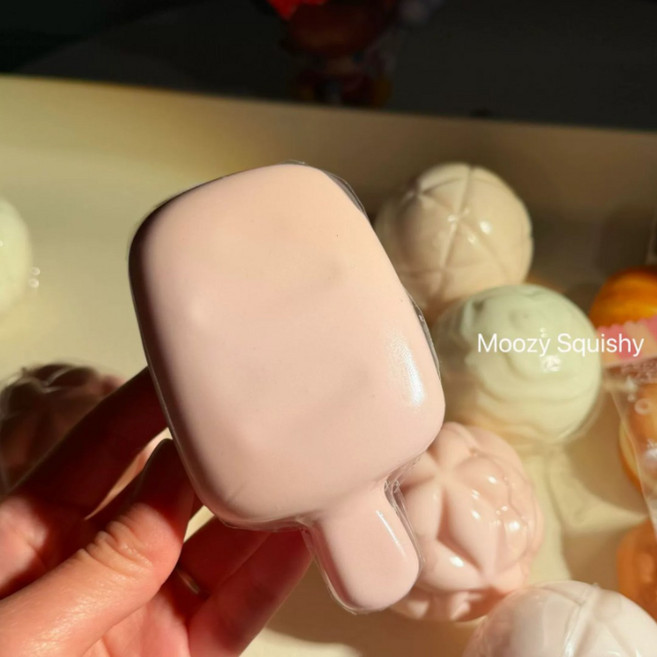 아이스크림 말랑이 스퀴시 스퀴지 촉감놀이, 1개, 딸기