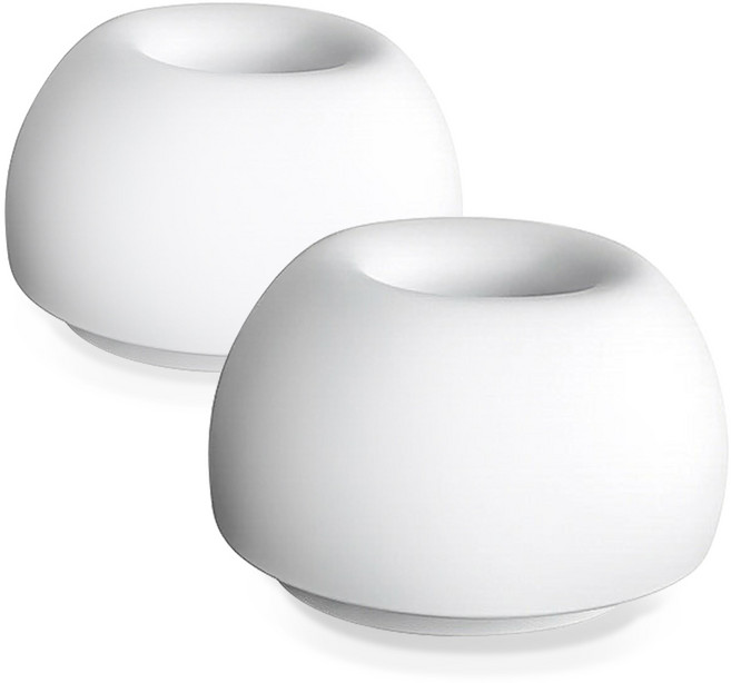 더조은셀러 스윗팁 이어팁 한쌍 2P 갤럭시 버즈4프로 버즈3프로 호환, 화이트-L, 1세트, 갤럭시버즈4프로/3프로