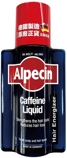 Alpecin咖啡因頭髮液養髮液台灣公司貨【元康藥局】, 1個, 200ml