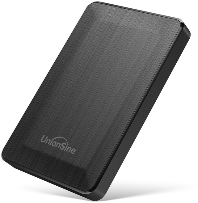 UnionSine 휴대용 외장하드 USB3.0 / 대용량 / 노트북 PC 맥 호환, BLACK, 500GB