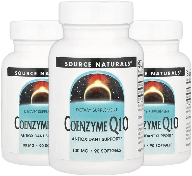 소스내추럴스 코큐텐 Coq10 코엔자임 Q10 100mg 소프트젤 90정 2+1, 3개 - 쿠팡