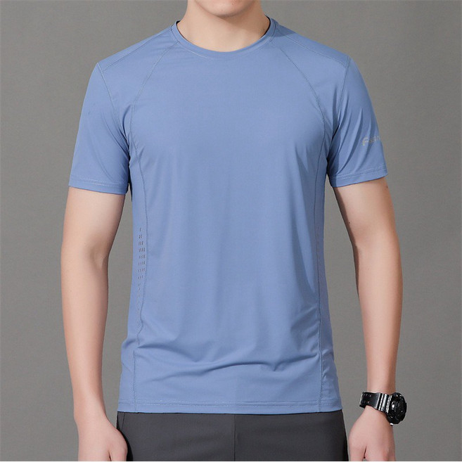 阿堯的店 冰絲涼感衣，親膚透氣 T恤，加大碼，8818