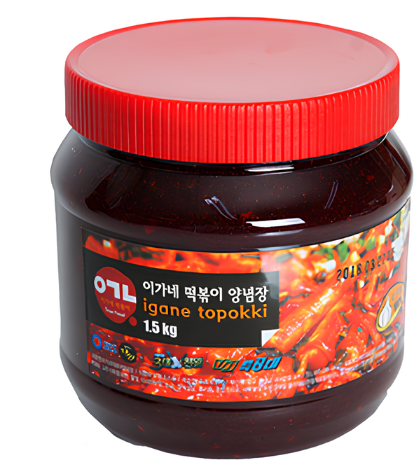 이가네 떡볶이 양념장(1.5kg) 오리지널, 1.5kg, 1개