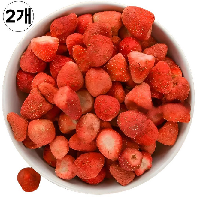 한입애행복 동결건조 햇딸기칩 110g 1+1팩, 2개