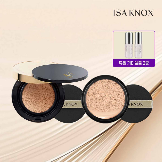 이자녹스 듀얼커버 쿠션 시즌2 (본품1+리필1+듀얼앰플2), 1개, 23호