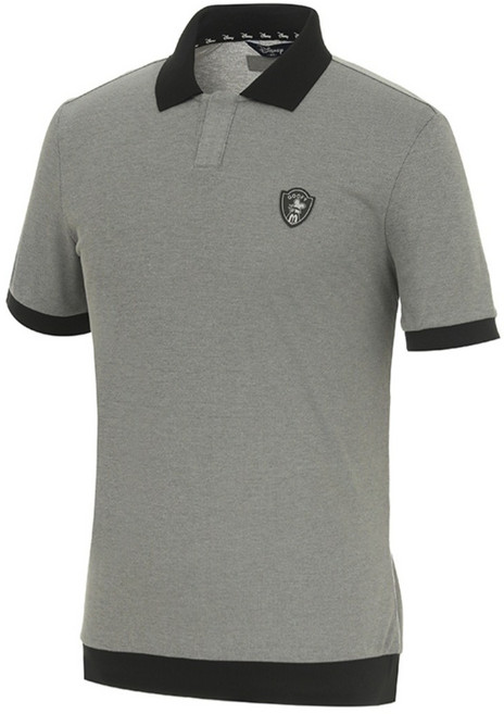 디즈니골프 남성 여름 밑단시보리 배색포인트 심플로고 반팔카라티셔츠 _NC평촌