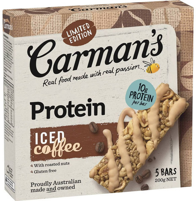 카르맨스 프로틴바 아이스커피, 1개, 200g