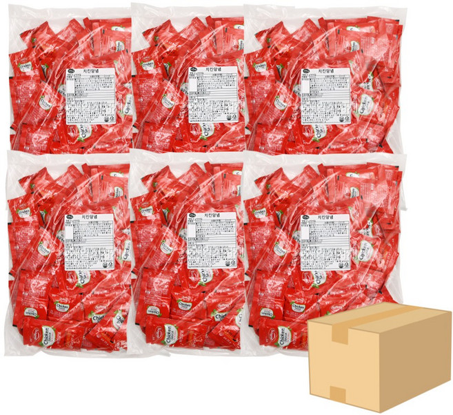 델링 치킨양념 소스, 25g, 300개