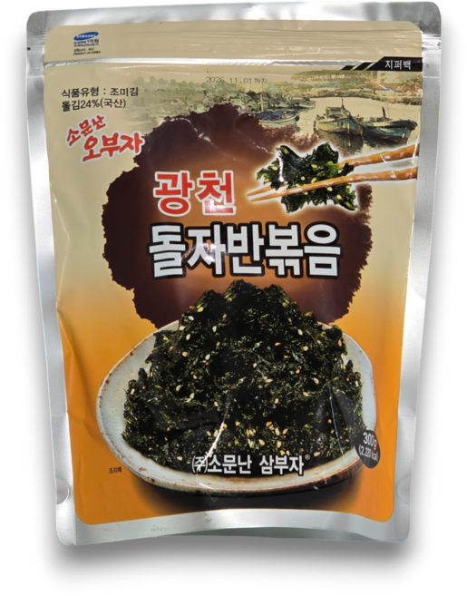 소문난 오부자 광천돌자반볶음 (300g), 300g, 1개