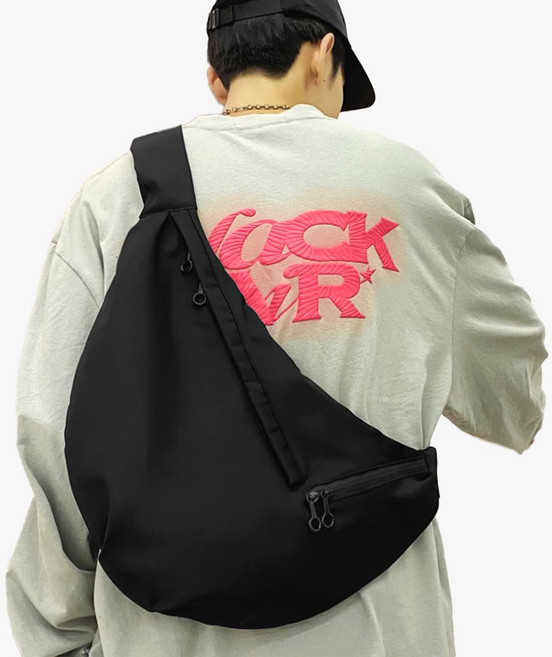 LUNO 남자 대용량 크로스백 가벼운가방 메신저백 여행 슬링백 어깨 옆으로매는 가방 나일론 소재KLD-8819