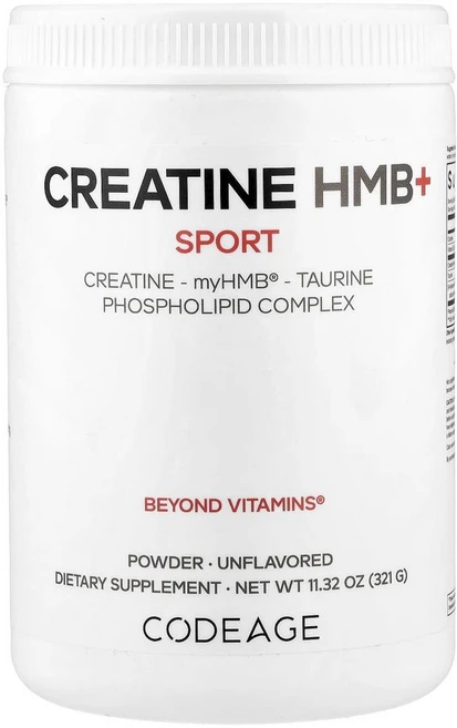 코드에이지 스포츠 크레아틴 HMB 플러스 언플래버드 321 g Codeage Sport Creatine HMB+ Unflavored 321g, 1개 - 쿠팡