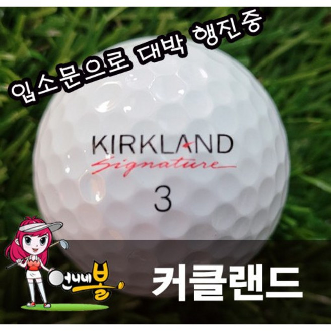 입소문. 커클랜드 3PC 퍼포먼스 로스트볼, 커클랜드 3피스 로스트볼 A+/A 10알, 10알, 1개